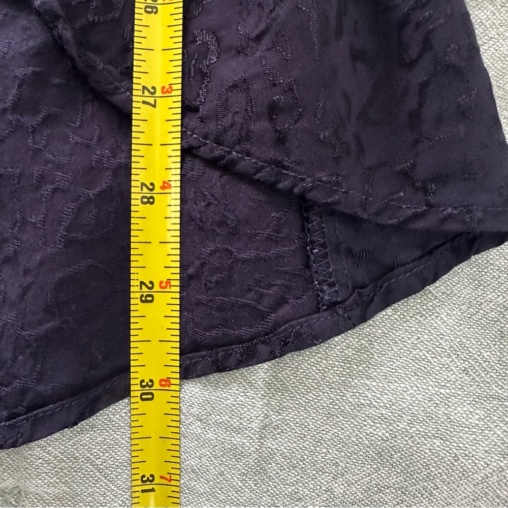 LPA Revolve Navy Blue Leopard Print Embellished Wrap Skirt Size XS - Picture 3 of 6
